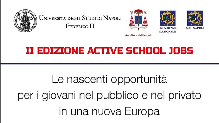 "Le nascenti opportunità per i giovani nel pubblico e nel privato in una nuova Europa"